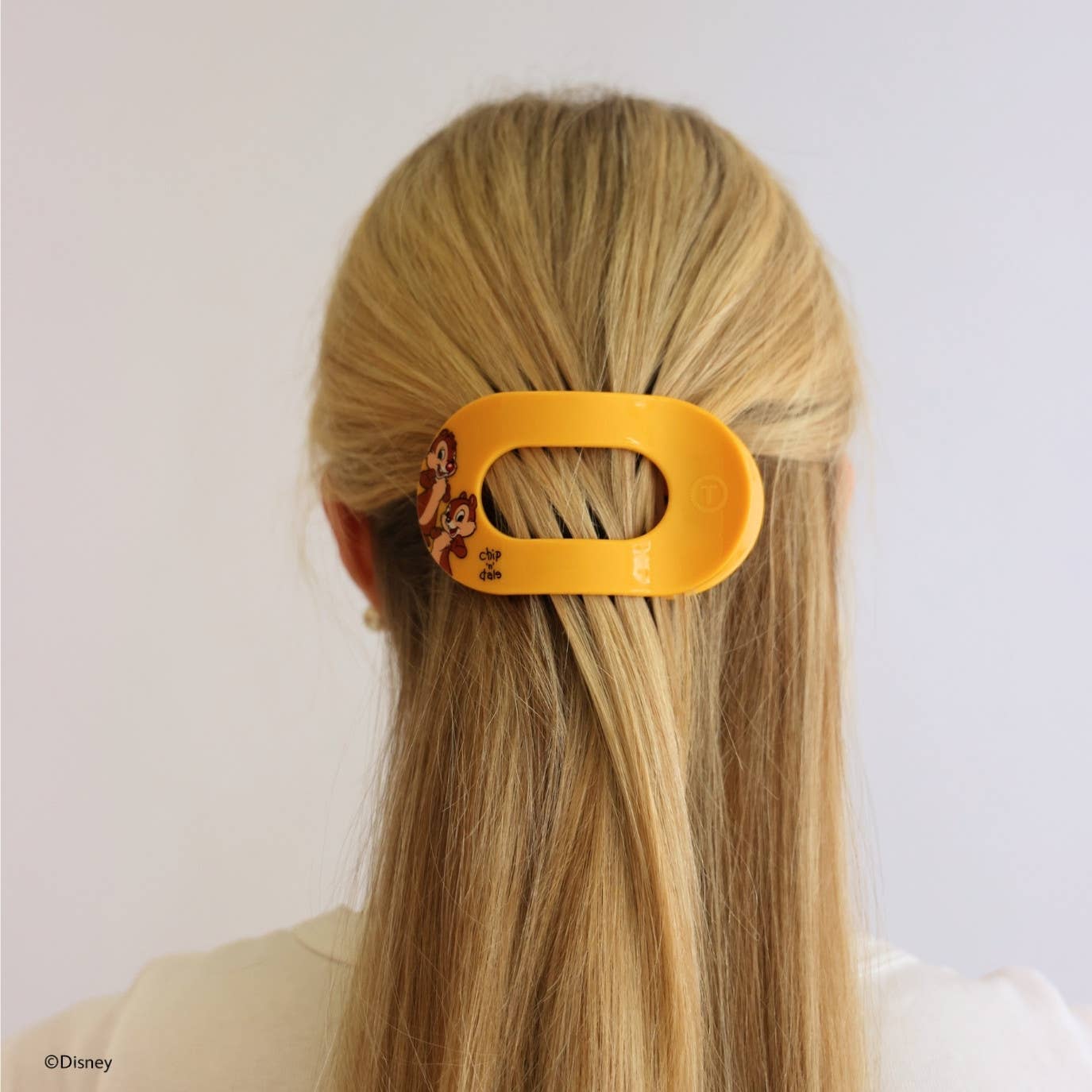 Flat Round Hair Clip | Medium | Chip 'N Dale