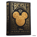 Disney Mickey Mouse inspired Black and Gold Playing Cards