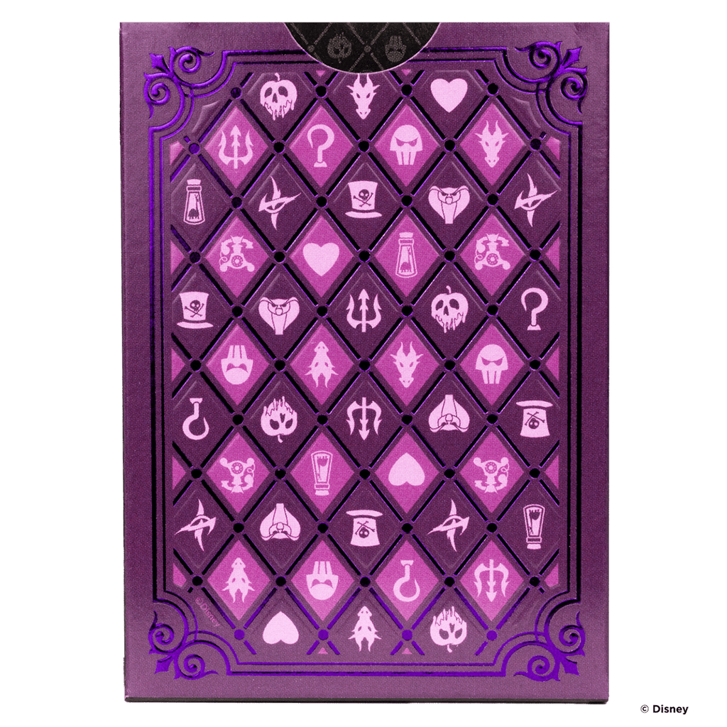 Disney Villains Inspired Playing Cards by Bicycle- Purple