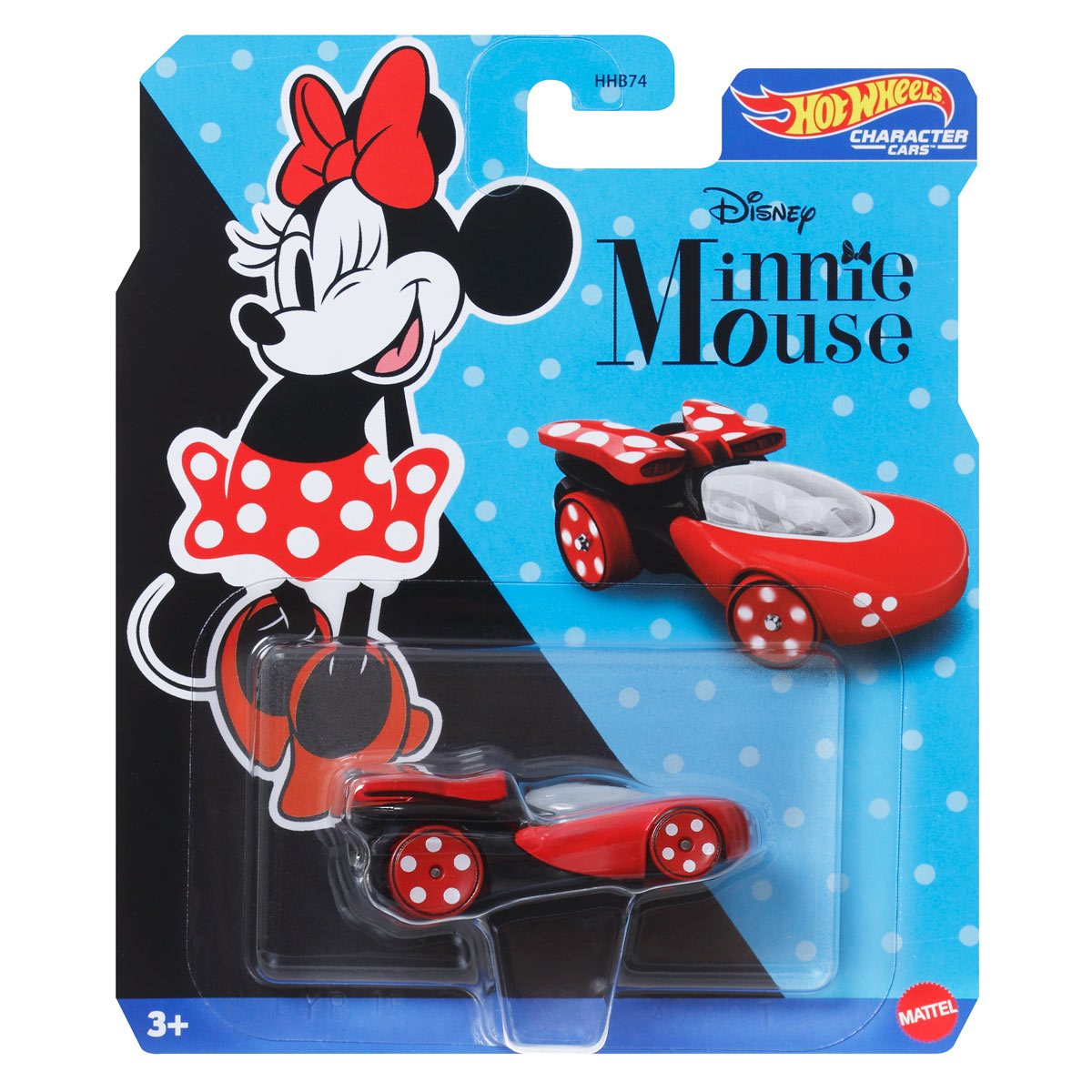 Disney Hot Wheels Character Car 2024 Minnie Mouse
