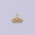 Mini Gold Princess Tiara Charm