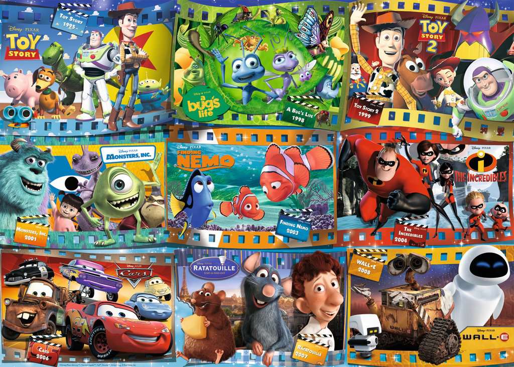 Puzzle: Disney Pixar Movies