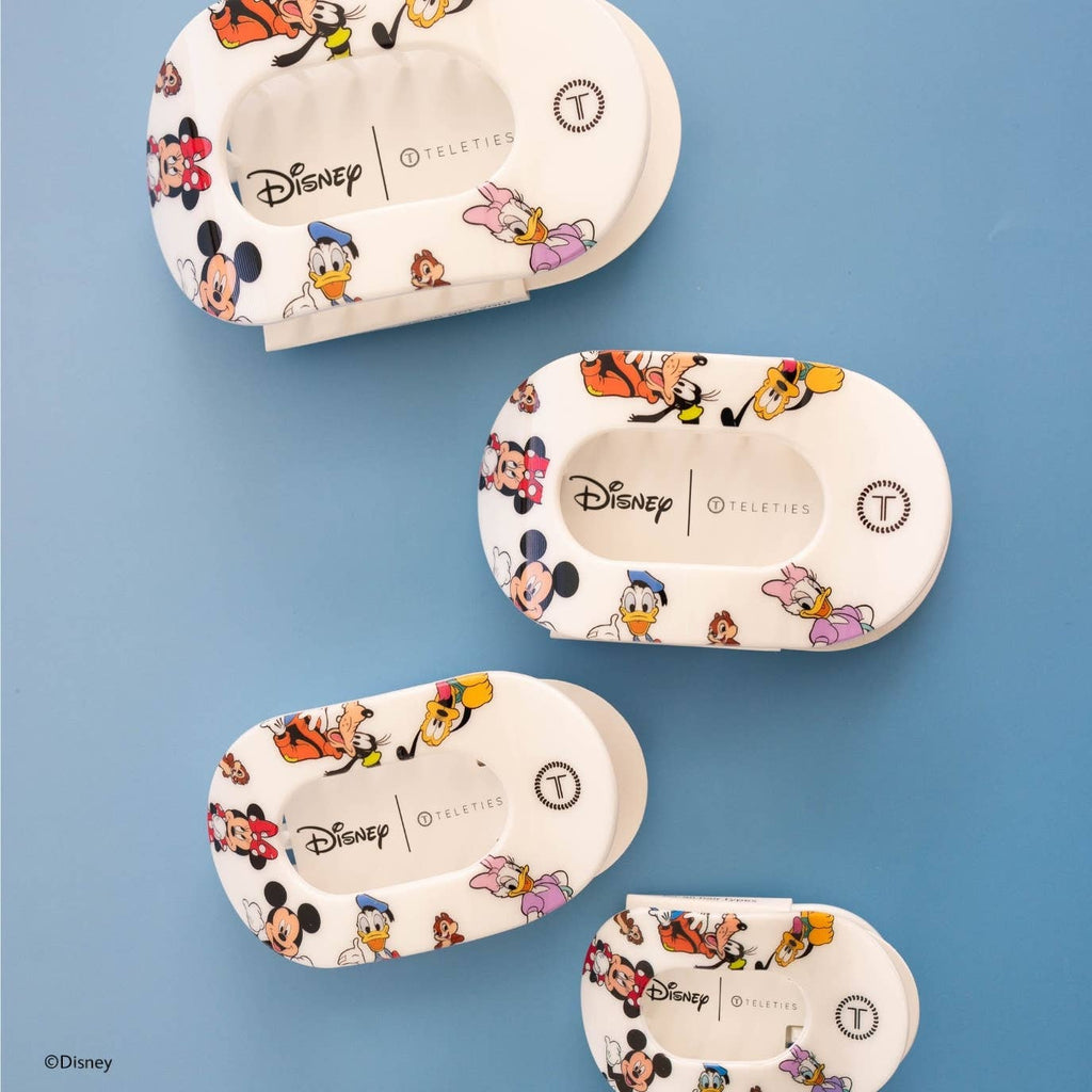 Flat Round Hair Clip | Large | Mickey and Friends