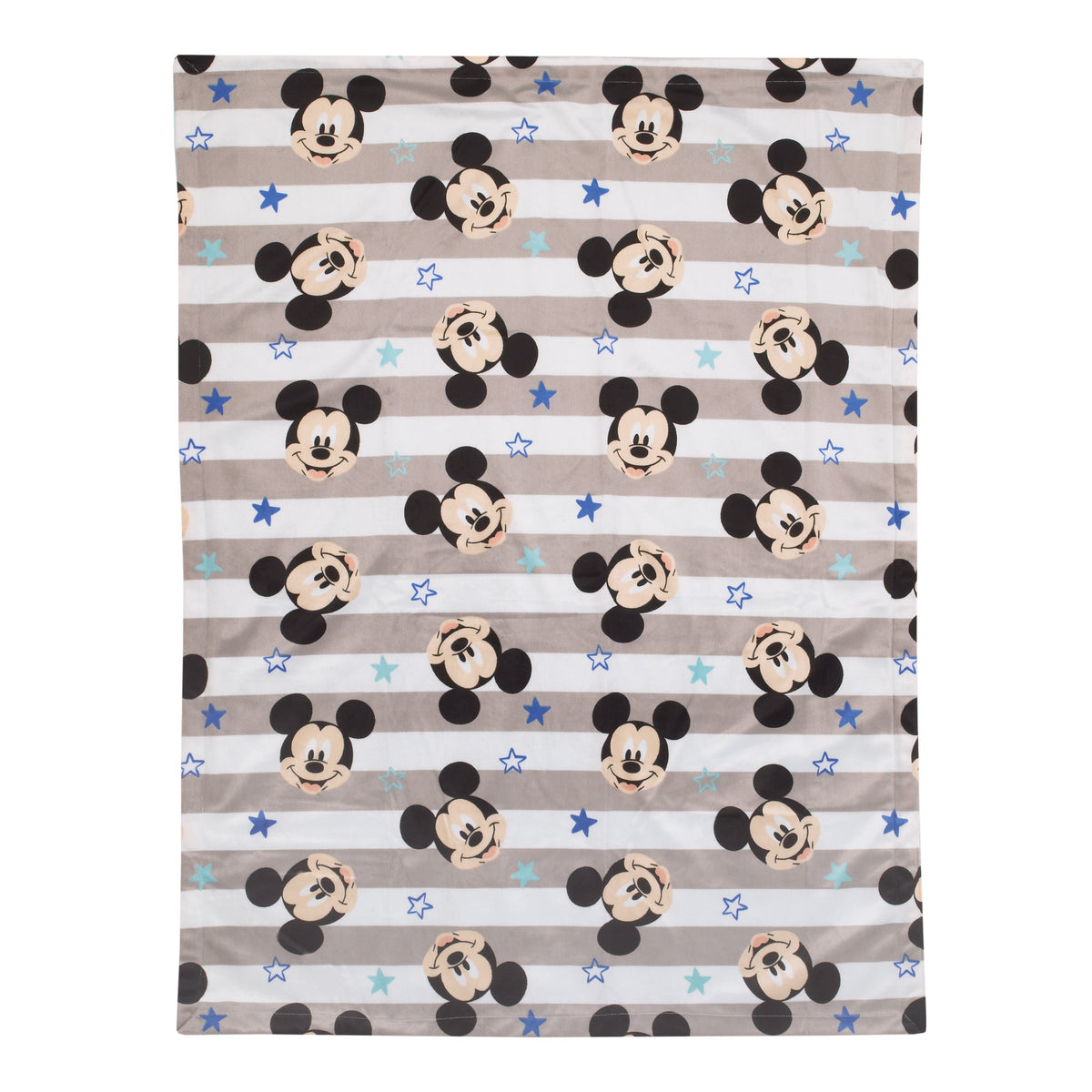 NoJo Disney Mickey Mouse Deluxe Reversible Baby Blanket
