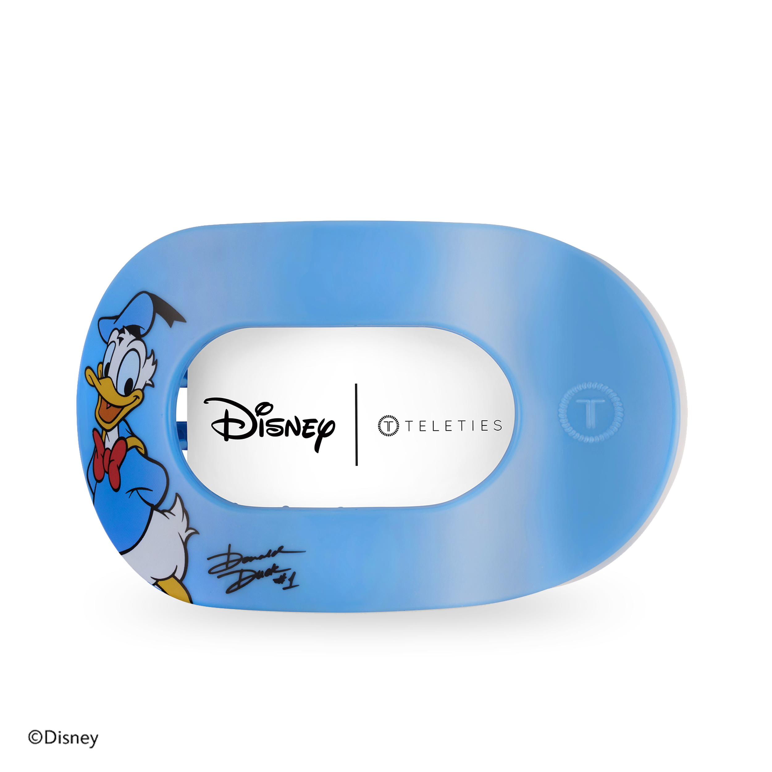 Flat Round Hair Clip | Large | Donald Duck
