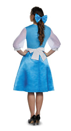Disney Bell Blue Dress Beauty and the Beast Child Costume Size Large 10-12