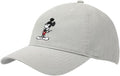 Disney Mickey Mouse White Unstructured Baseball Cap