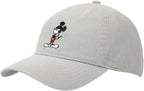 Disney Mickey Mouse White Unstructured Baseball Cap