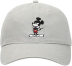 Disney Mickey Mouse White Unstructured Baseball Cap