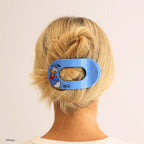 TELETIES Flat Round Hair Clip | Large | Donald Duck