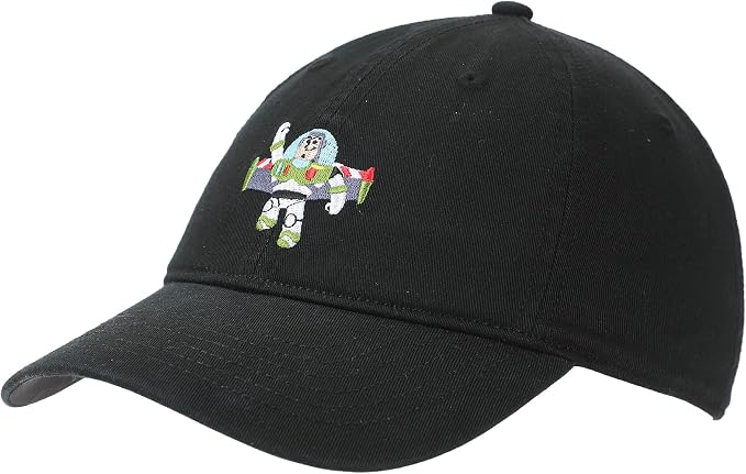 Toy Story Buzz Lightyear Men's Black Unstructured Baseball Cap