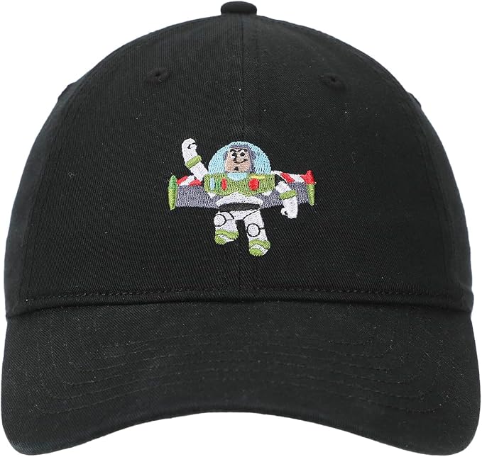 Toy Story Buzz Lightyear Men's Black Unstructured Baseball Cap