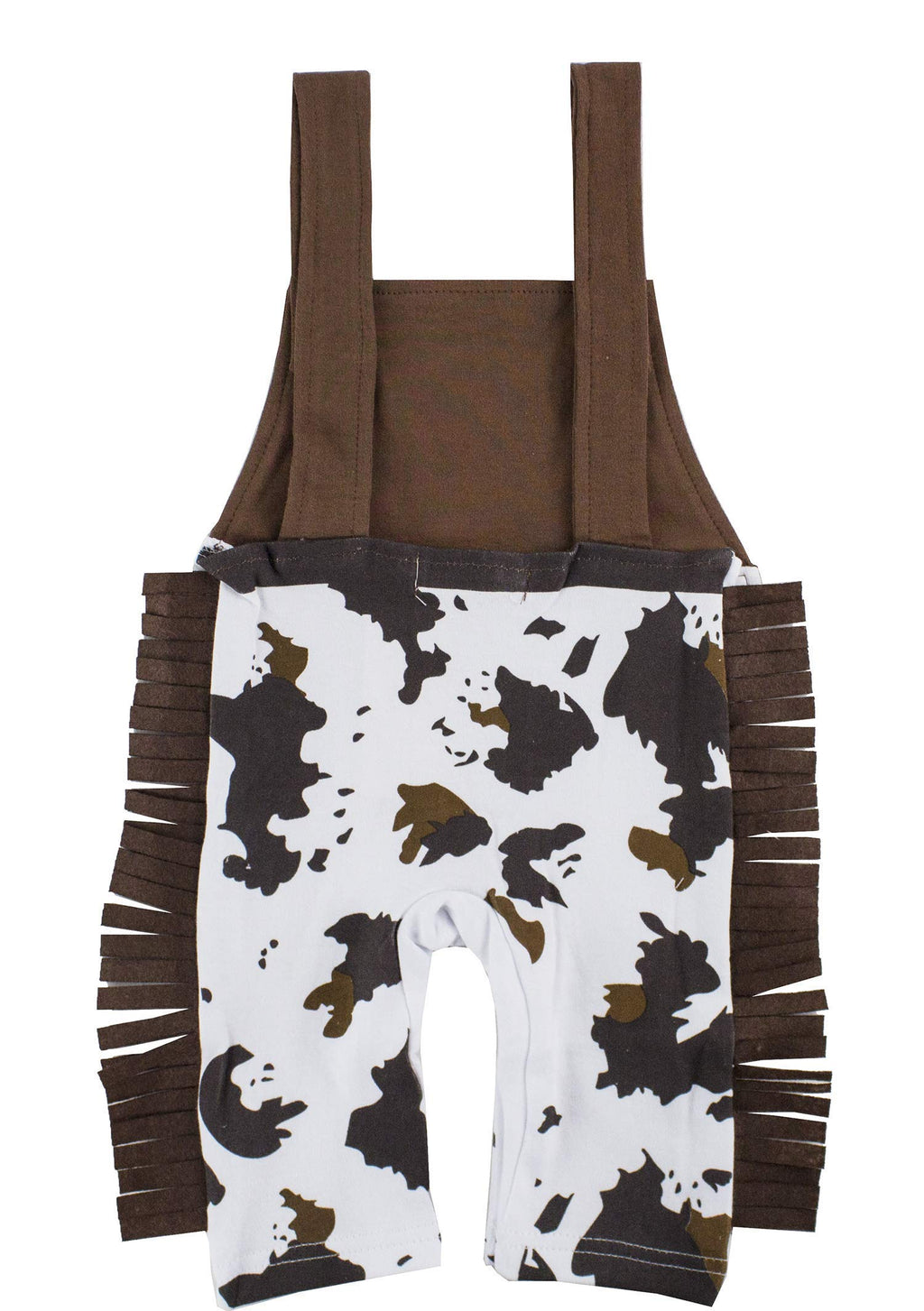 stylesilove Toddler Baby Boy Brown Cowboy Overalls, and Hat, Bandana 3-Piece Outfit for Dress Up, Birthday, and Themed Party
