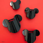 TELETIES Disney: Mickey Mouse Shaped | Medium |  Flat Hair Clip