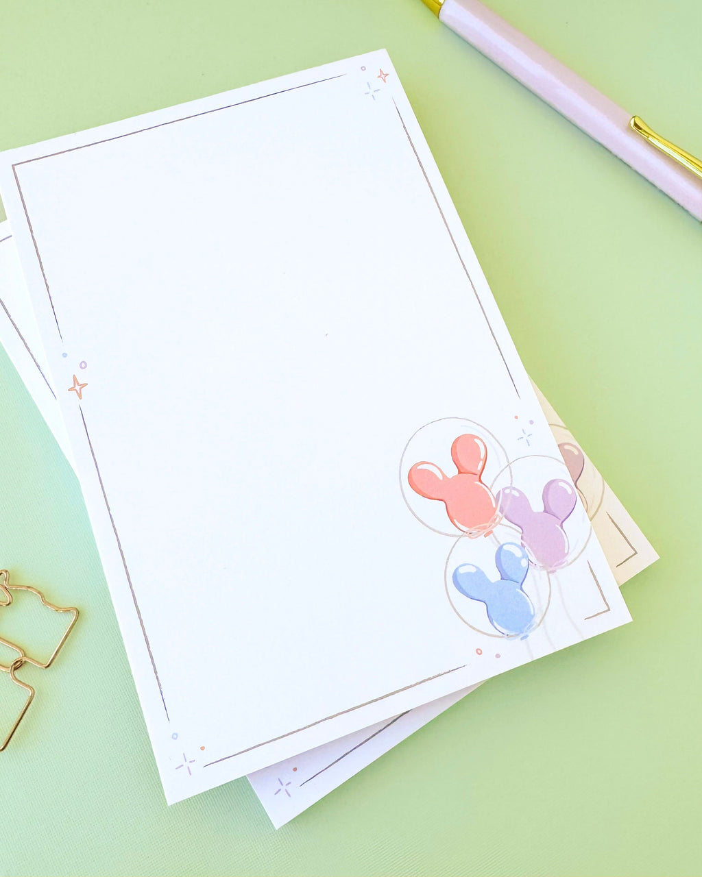 Park Balloons Memo Notepad