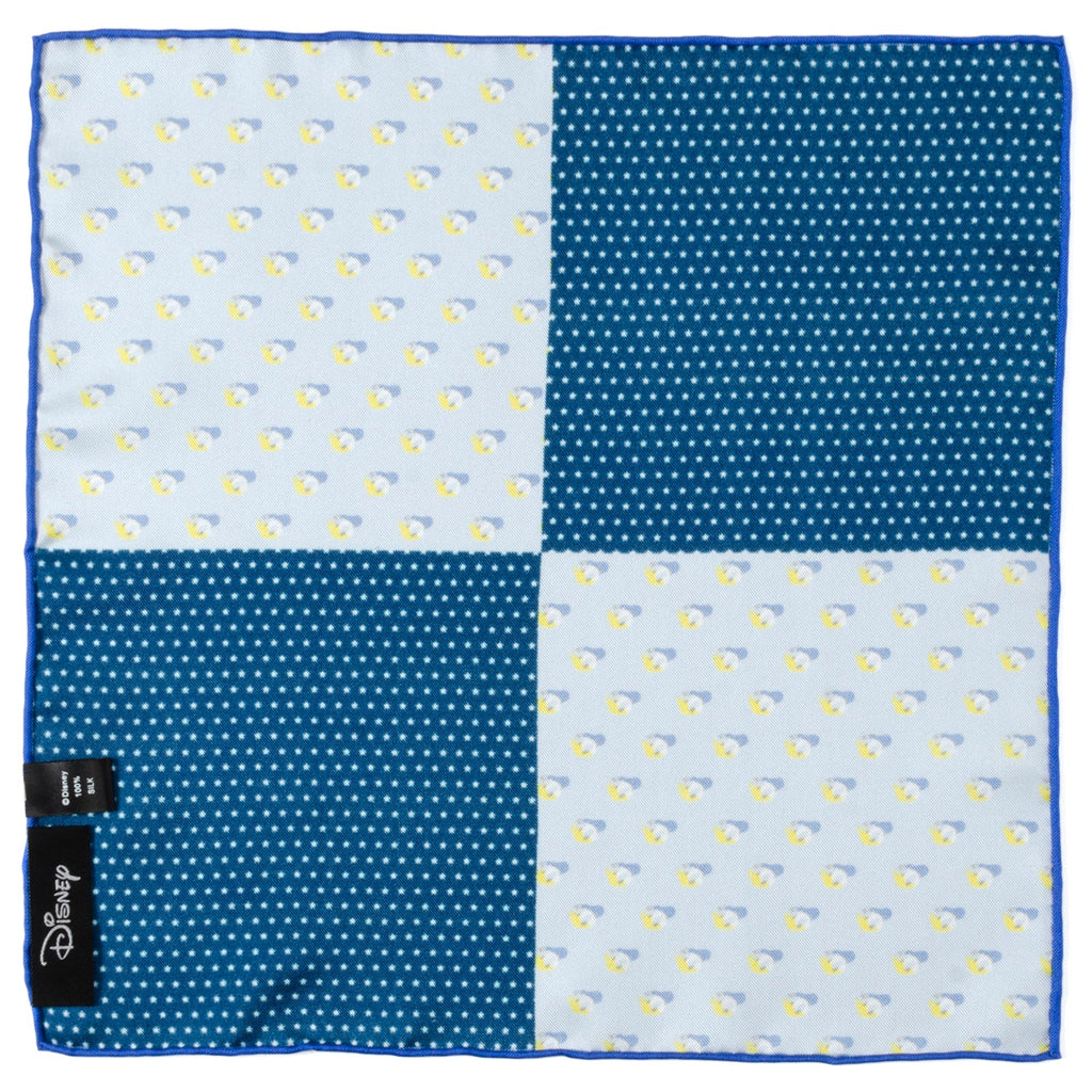 Disney Donald Duck Blue Pocket Square