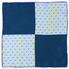 Disney Donald Duck Blue Pocket Square