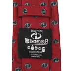 Disney Pixar The Incredibles Logo Red Men's Tie