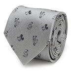 Disney Mickey and Friends Gray Men's Tie