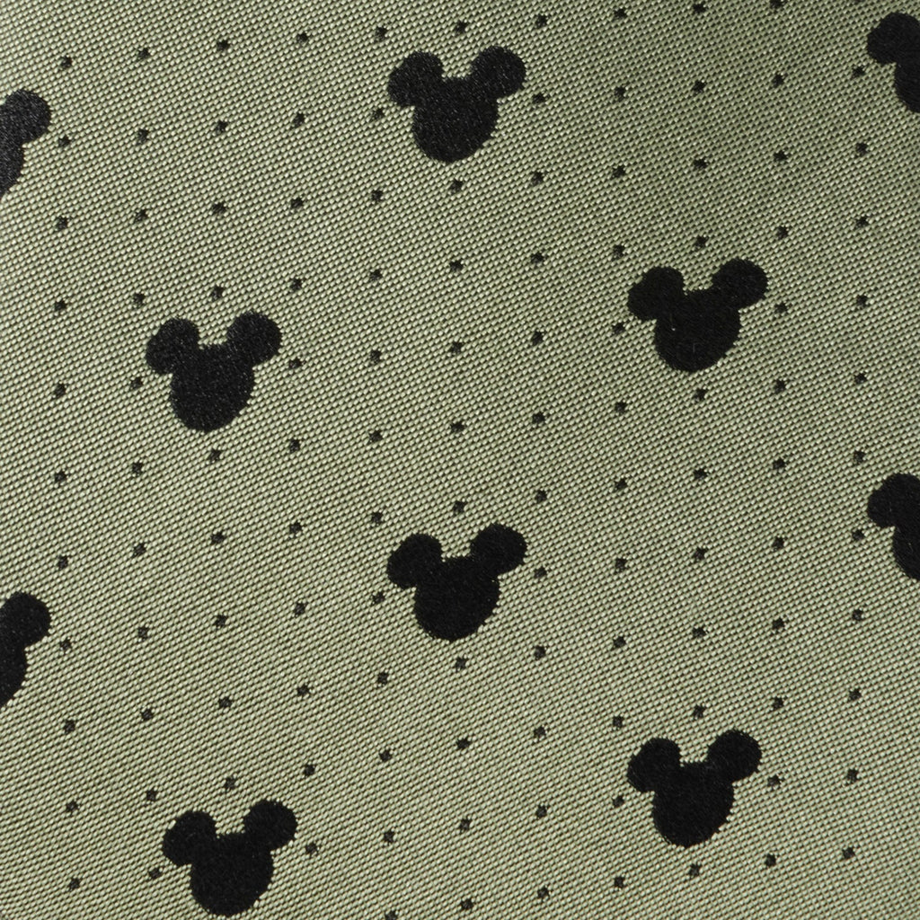 Disney Mickey Mouse Silhouette Dot Green Men's Tie