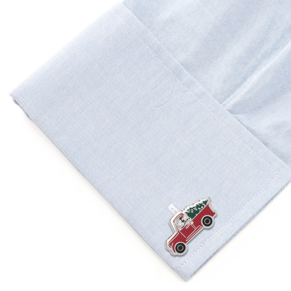 Disney Mickey Mouse Holiday Truck Cufflinks