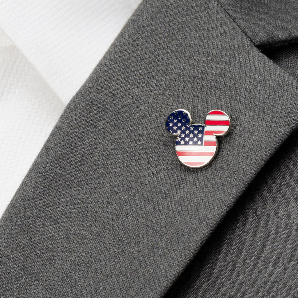 Disney Mickey Mouse Stars and Stripes Lapel Pin