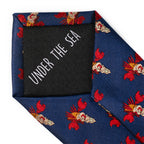 Disney The Little Mermaid Sebastian Hidden Message Blue Men's Tie