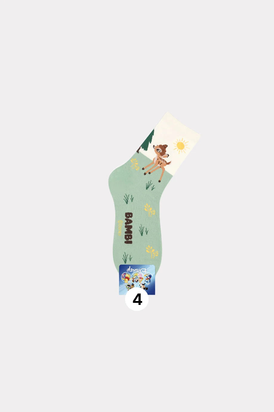 Bambi Disney Licensed Character Crew Socks