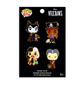 Disney Villains 4-Pack Pin Set