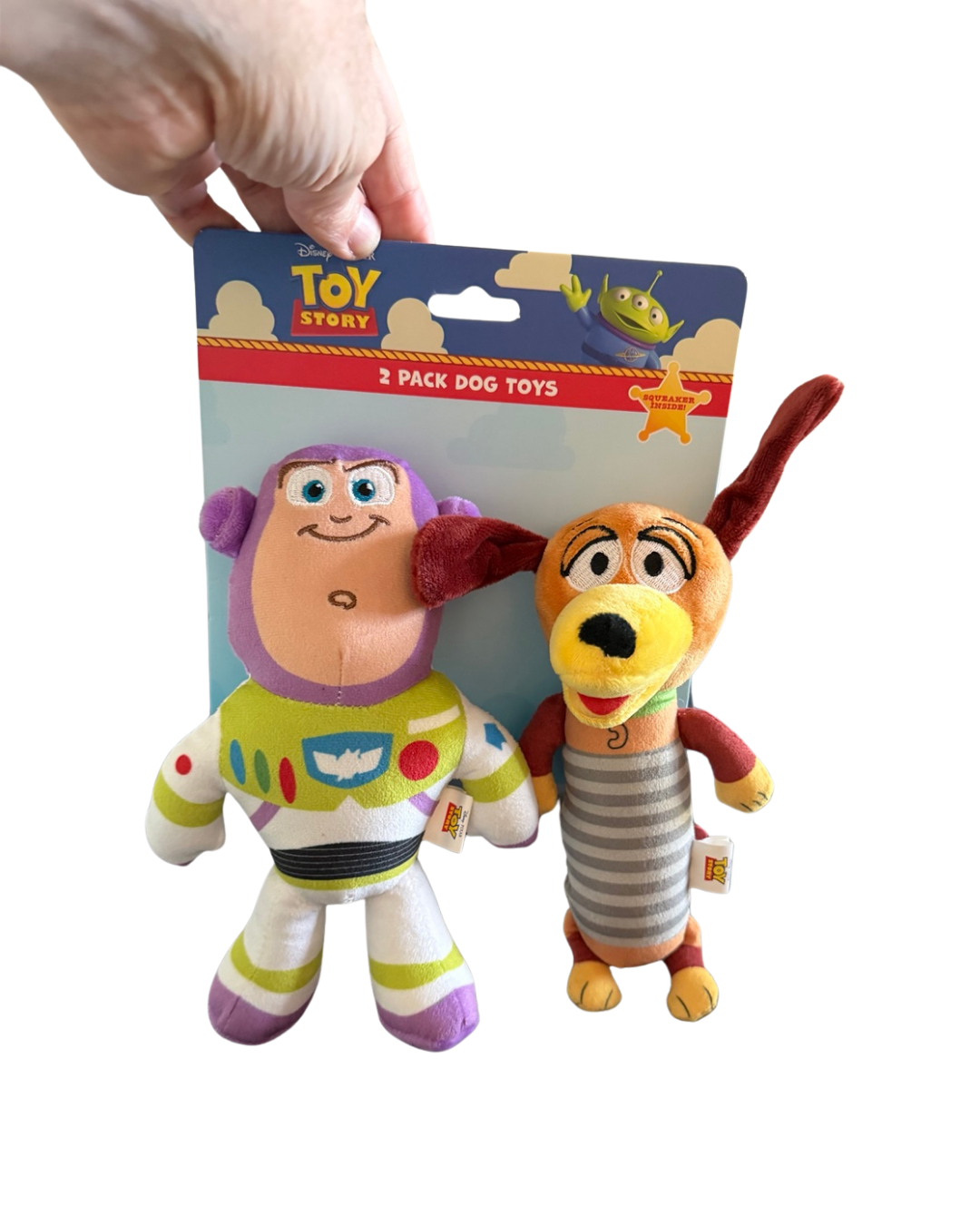Toy Story 2-Pack Dog Toys (Buzz Lightyear & Slinky Dog)