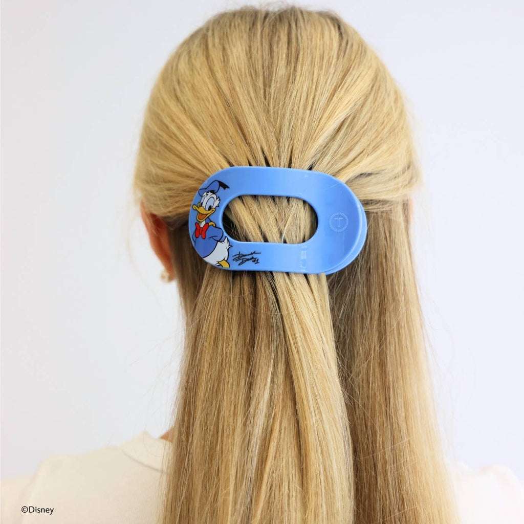 Flat Round Hair Clip | Medium | Donald Duck