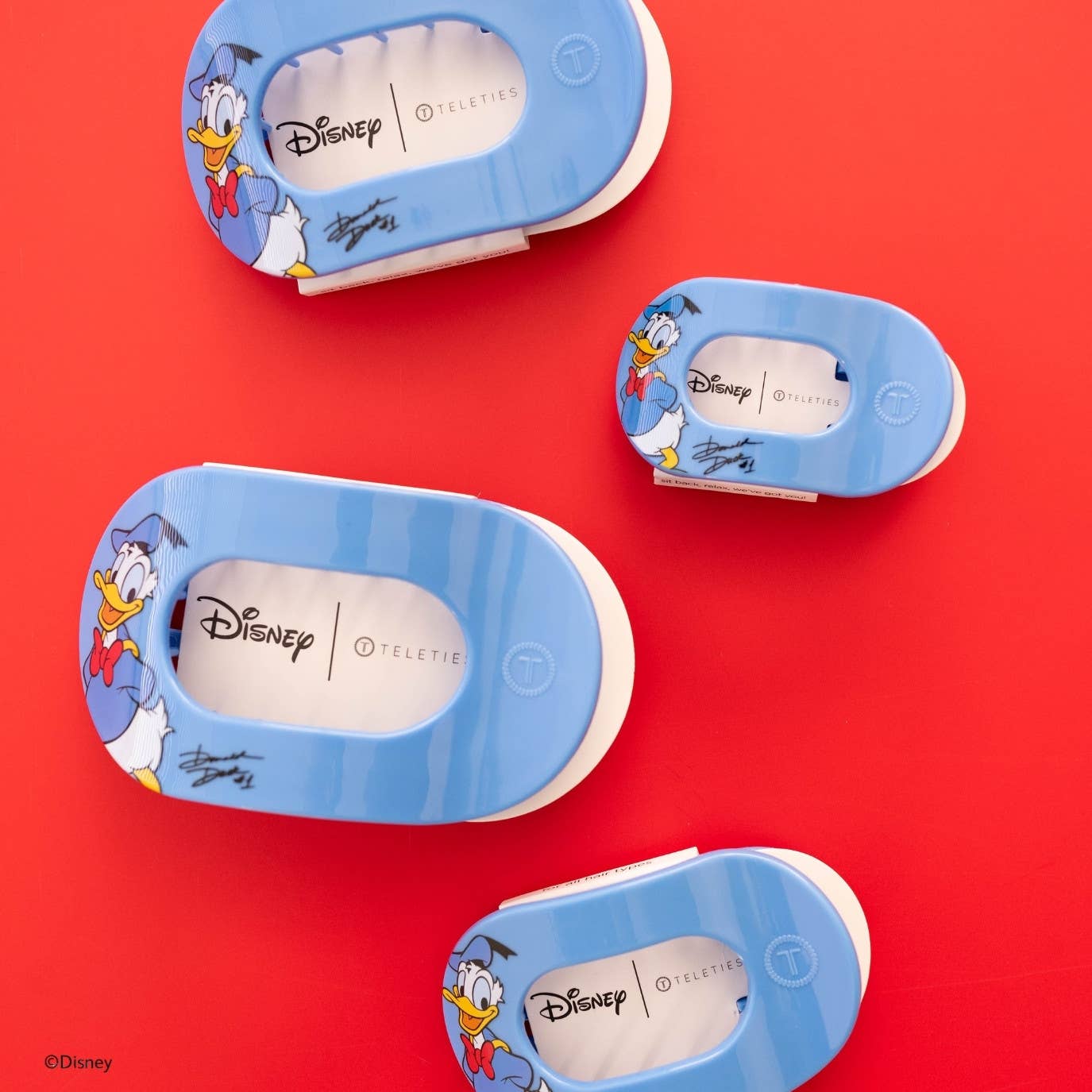 Flat Round Hair Clip | Medium | Donald Duck