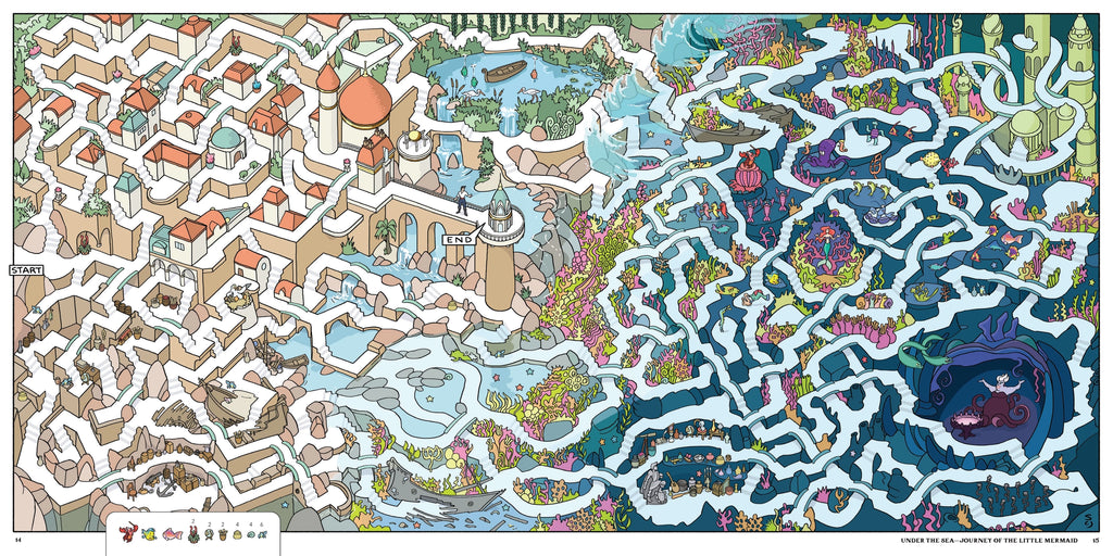 Disney Parks Mazes Book