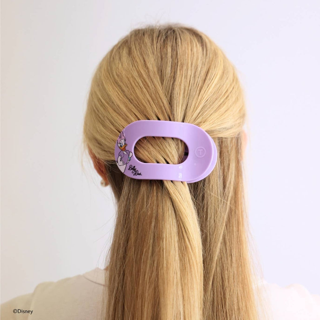 Flat Round Hair Clip | Medium | Daisy Duck