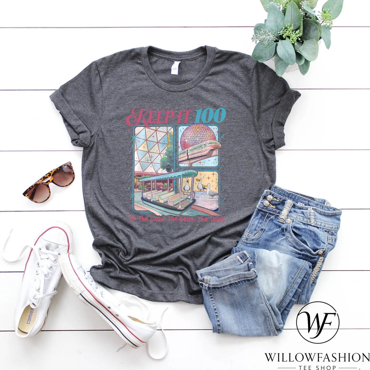 Retro Epcot Theme Park Tee