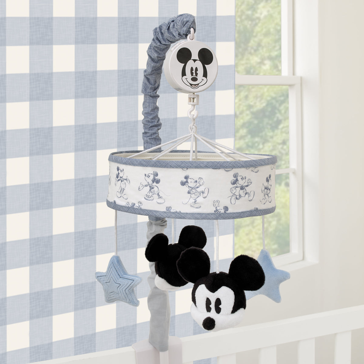 Mickey Mouse - Call Me Mickey Blue and White Stars Musical Mobile