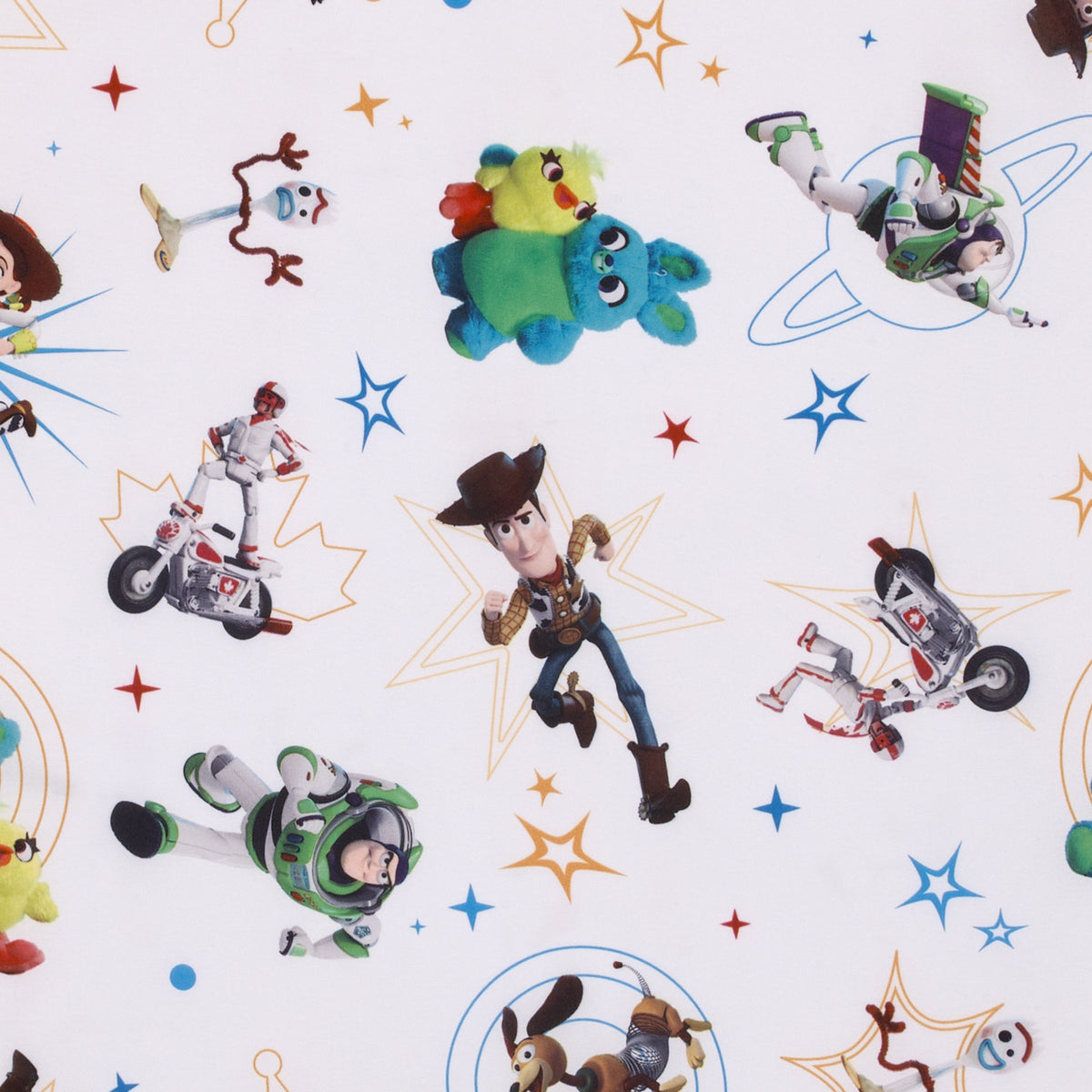 Toy Story It's Play Time Blue, Green, and White, Woody, Buzz and The Toys Deluxe Easy Fold Toddler Nap Mat