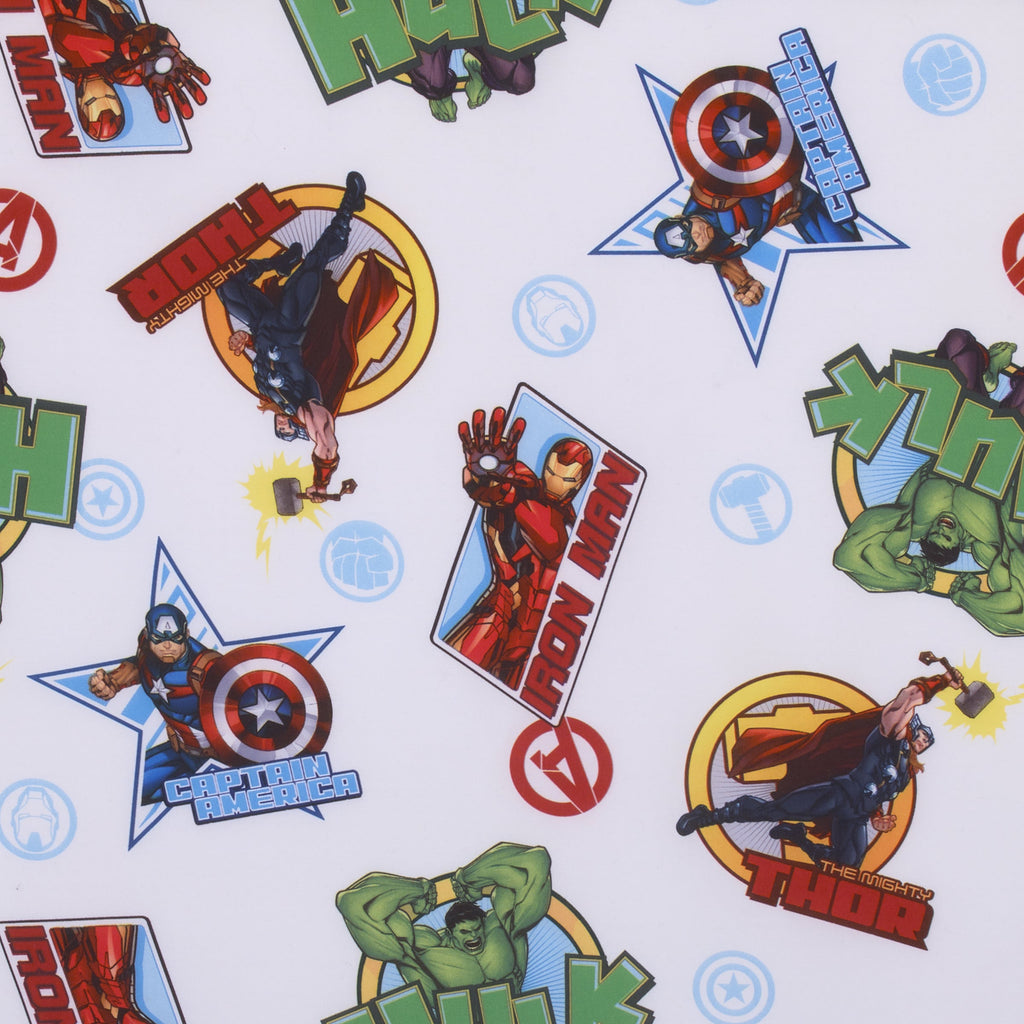 The Avengers I Am A Hero Blue, Green, Red, and Yellow Preschool Nap Pad Sheet