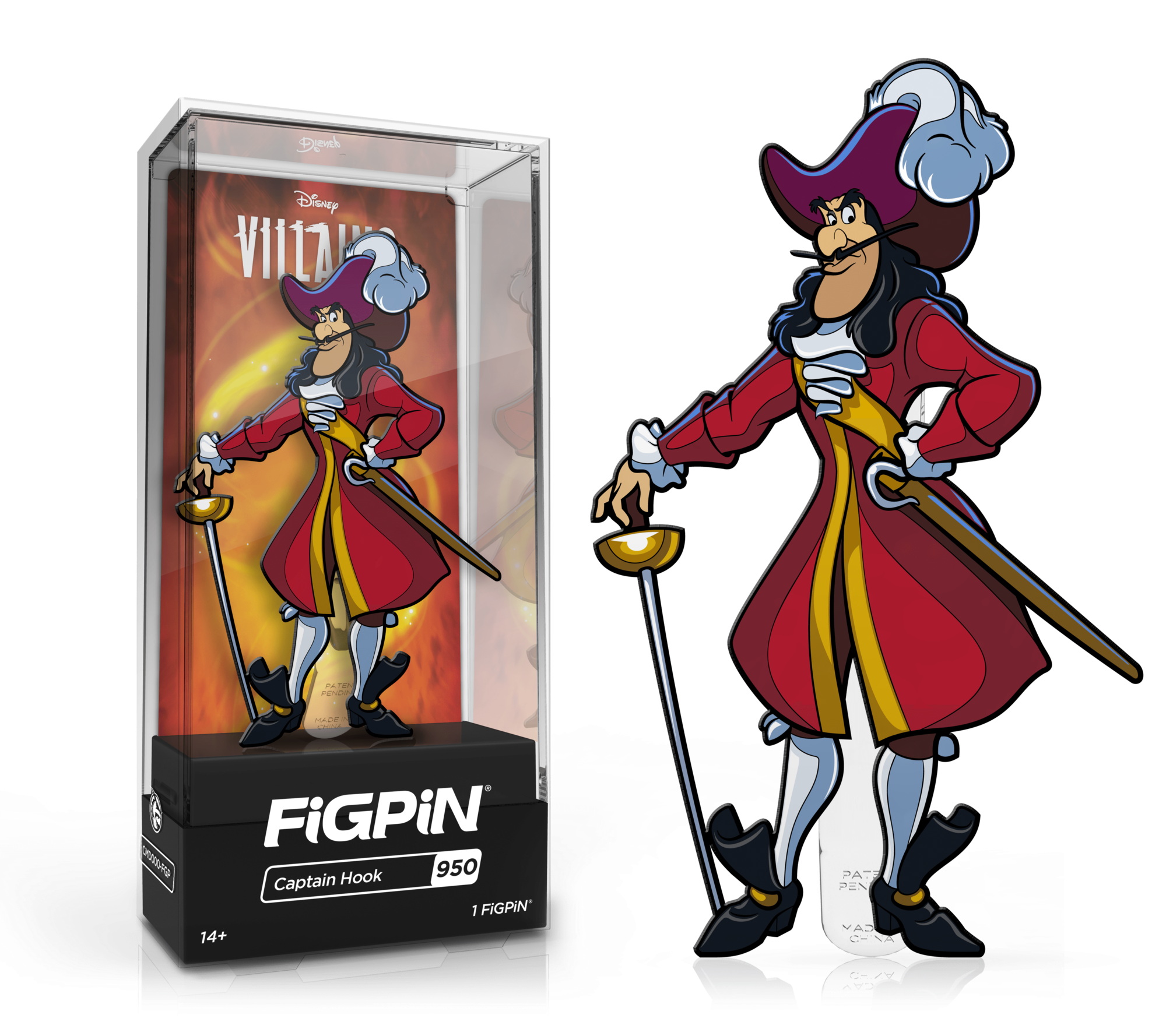 FiGPiN: Disney Villains - Captain Hook (950)